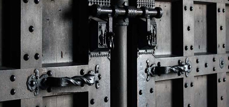 steel entry door repair in Highland